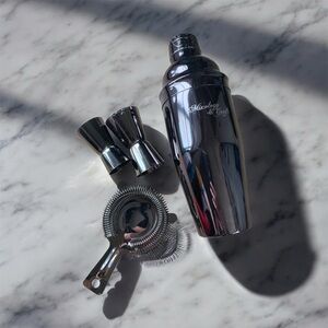 Gunmetal Cocktail Shaker Set